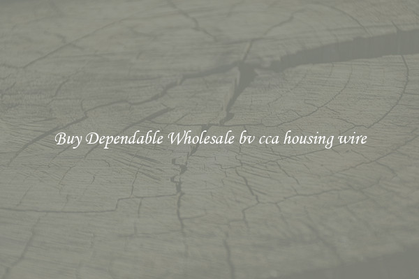 Buy Dependable Wholesale bv cca housing wire