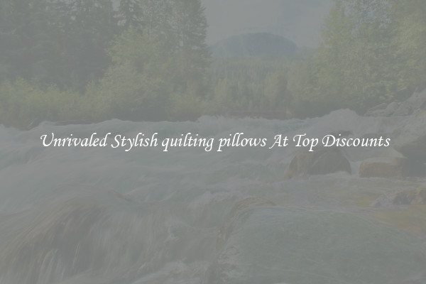 Unrivaled Stylish quilting pillows At Top Discounts